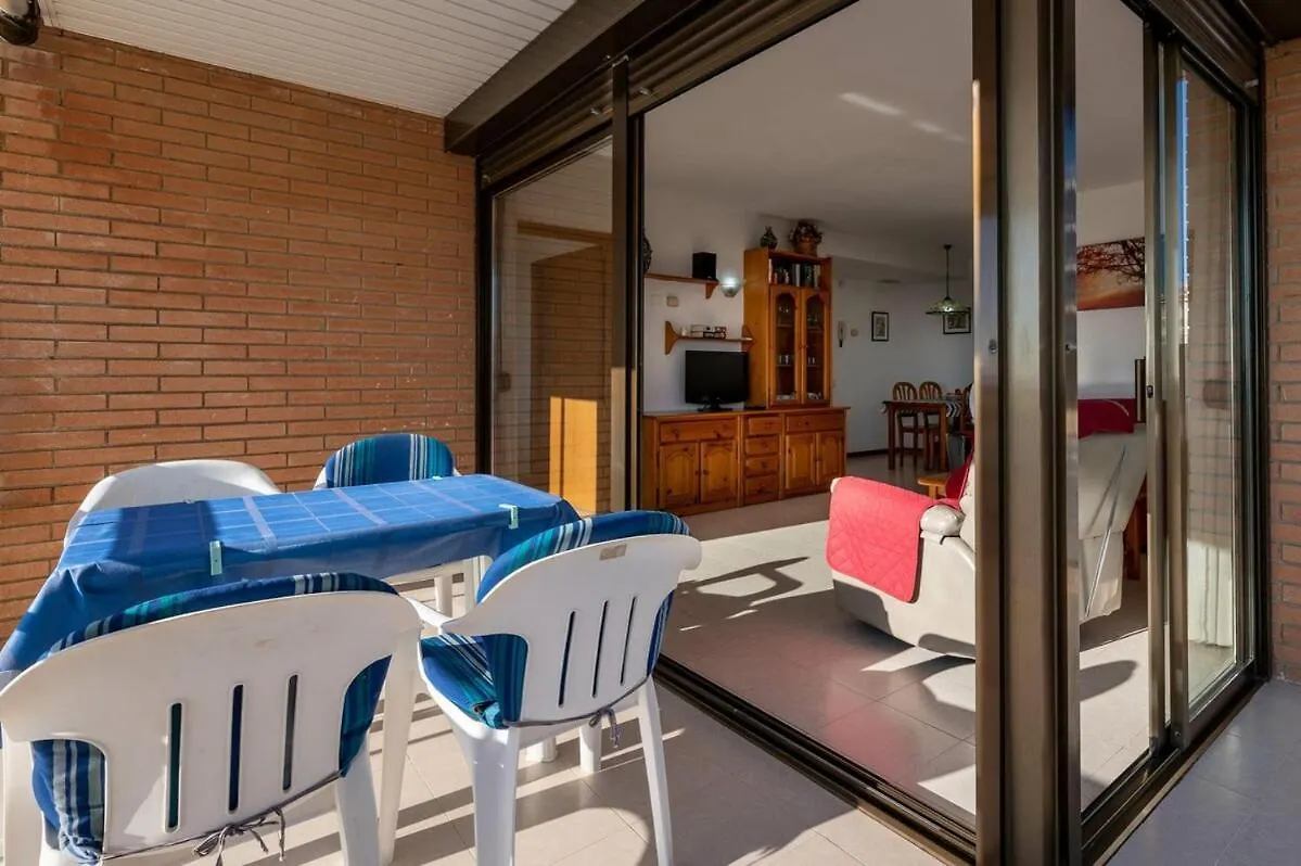 At118 Front View Beach, Pool, Airco, Wifi, Parking Torredembarra 0*,